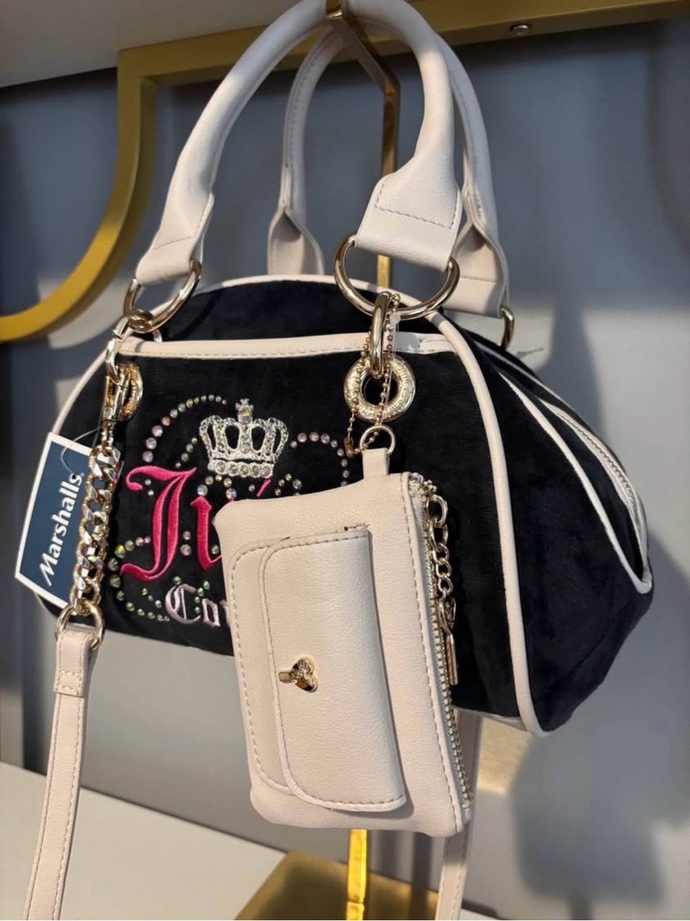 Juicy Couture Black Dreamy Juicy Satchel - Picture 4 of 5